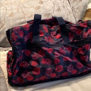 Vibrant Floral Duffel Bag